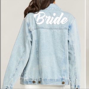 Show Me Your Mumu Bride Denim Jean Jacket Sz M